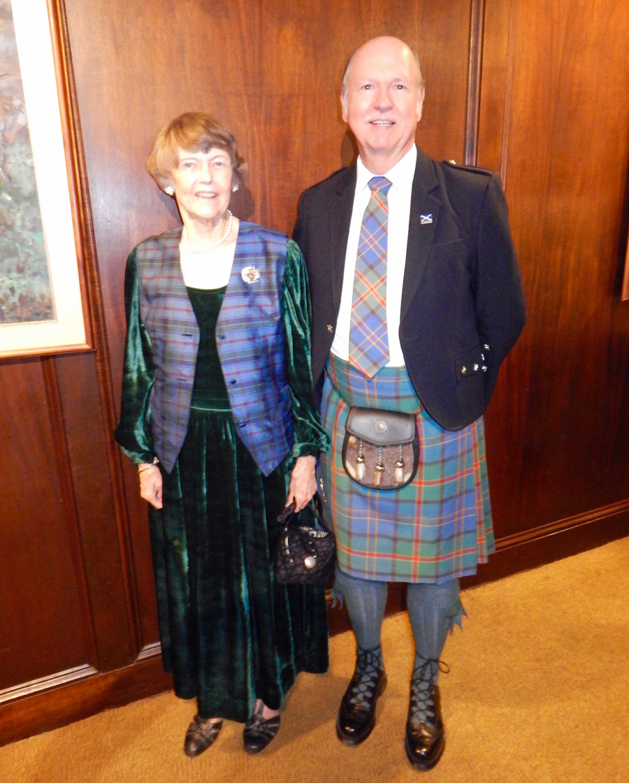 Lillian Cunningham & Chieftain Bruce McEwan