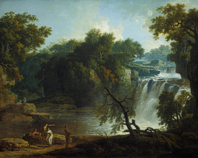 The Falls of Clyde painting